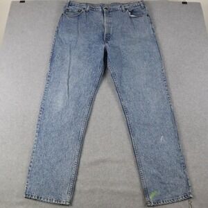 Vtg Levi's 540 Jeans Mens 42x32 Relaxed Fit 5-Pocket Stone Wash Denim Blue USA